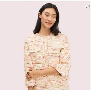 Kate Spade New York multicolor tweed blazeR, Sz 2